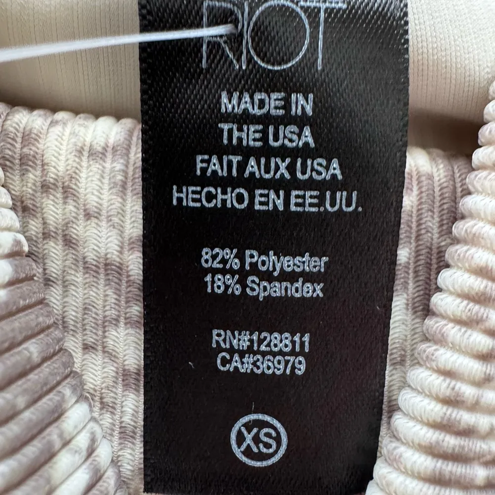 NWT Beach Riot Bike Short in Taupe Snake - Image 3