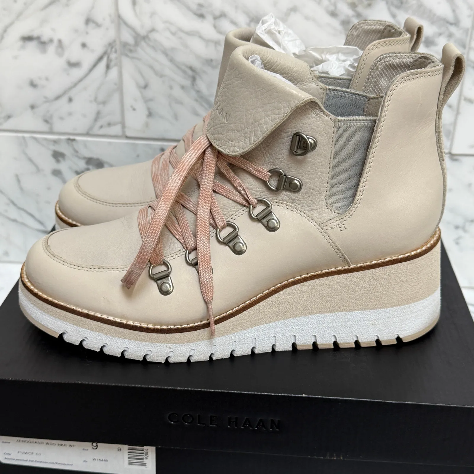 Cole Haan Zero Grand Wedge Hiker Boot Winter Waterproof Size 9 - Image 6