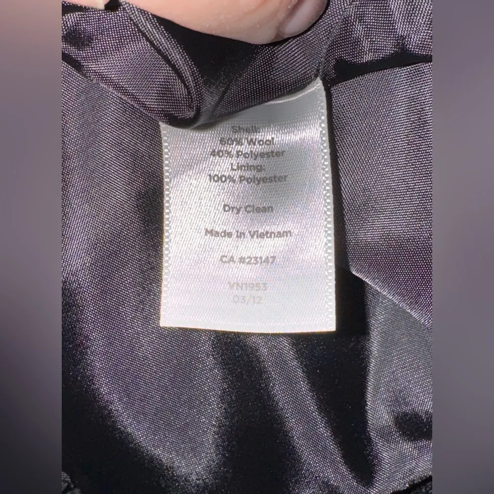 Talbots women’s blazer 3 button  boulce’ jacket‎ black size 18 w petite - Image 4