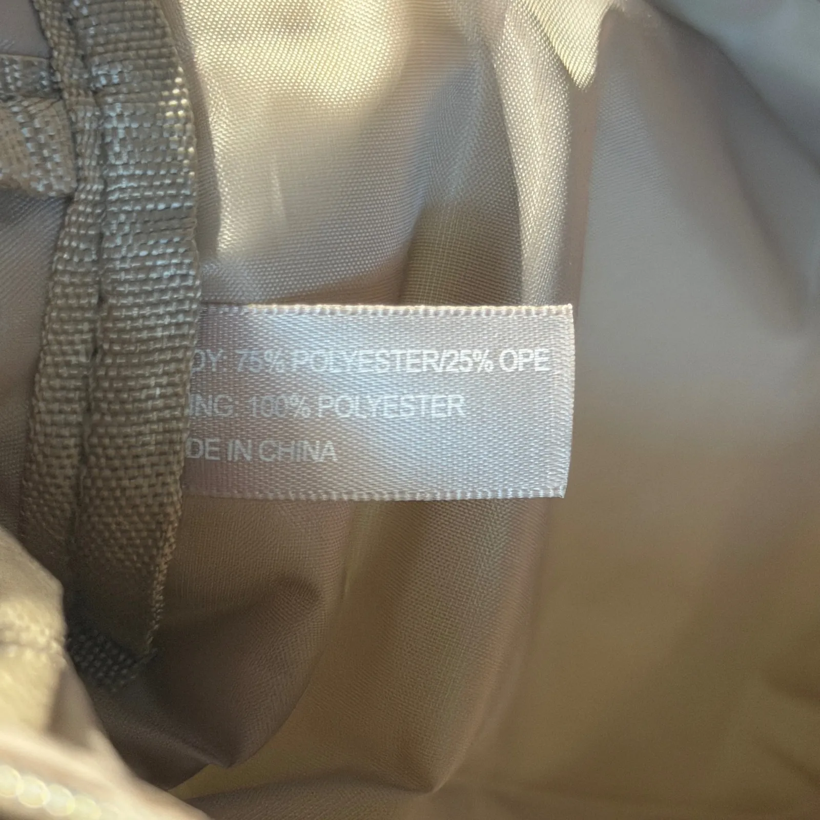 Sephora Metallic Bronze Pewter Quilted Puffer Makeup Bag Travel Case Organizer - Image 5