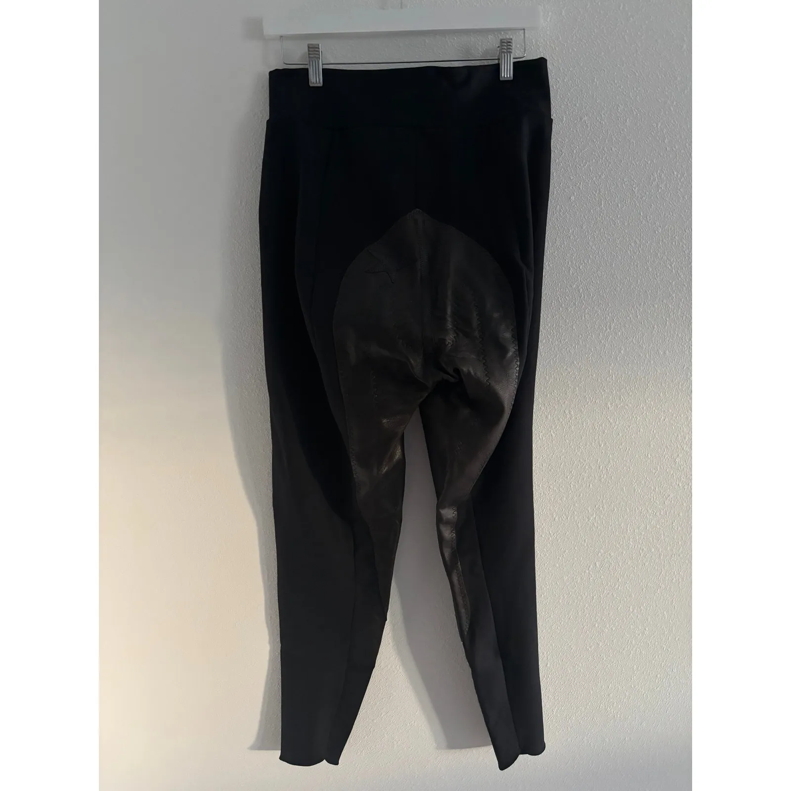 Aanstadt Das Equestrian Riding Breeches Size 32 Deerskin Leather Full Seat Pants Black - Image 7