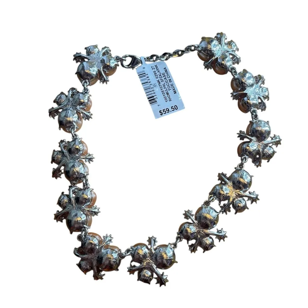 Elegant Pearl and Crystal Necklace (Charter Club) new with tags regency core - Image 6