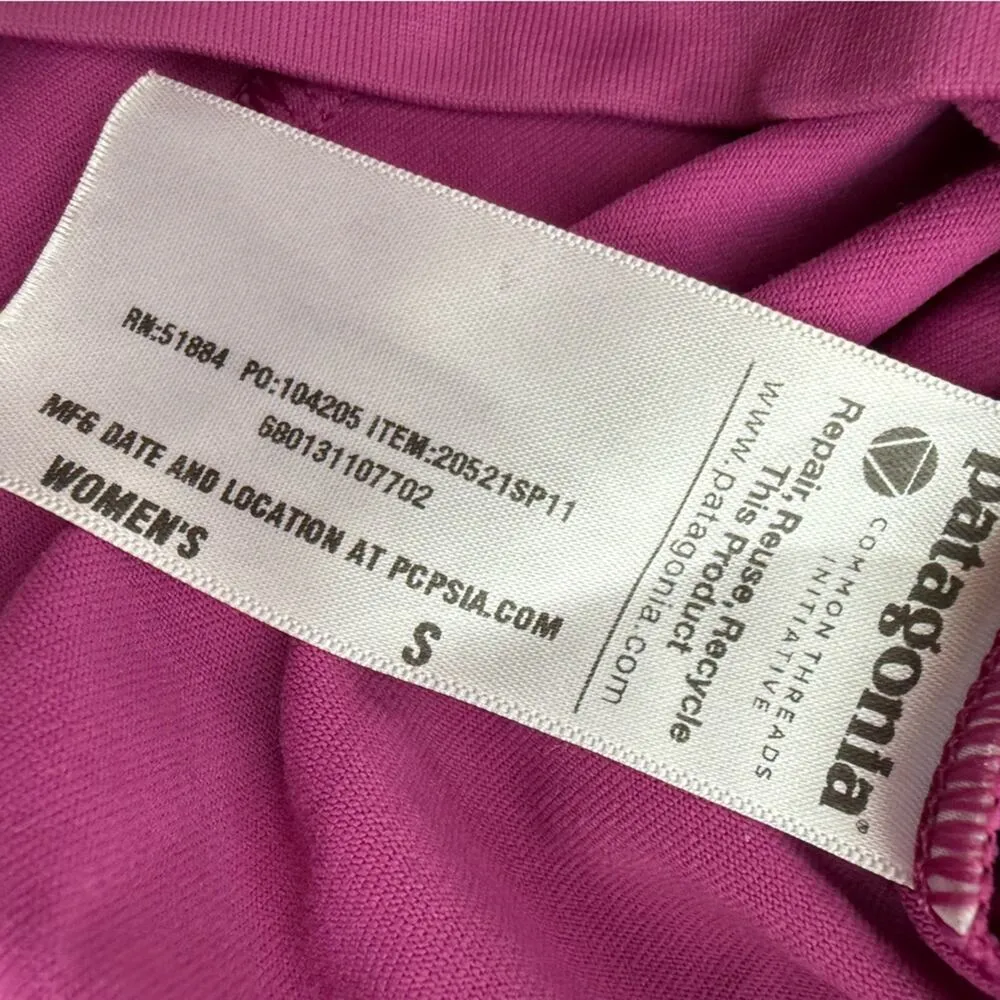 Patagonia Women’s Halter Top Mini Dress Size Small Purple Spring Athleisure - Image 7