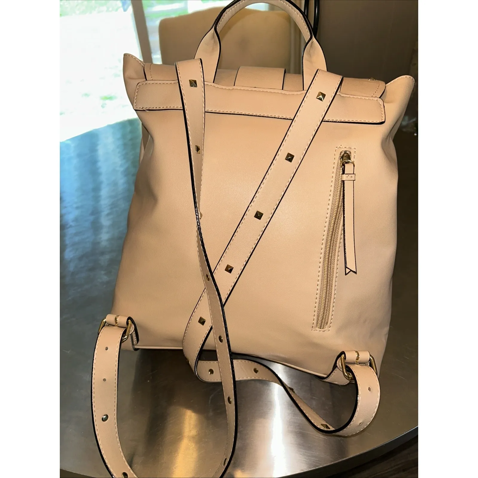 Gianni Bini‎ Vachetta studded backpack - Image 2