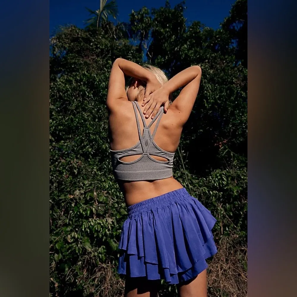 New Free People Prima Ruffle Shorts - Image 2