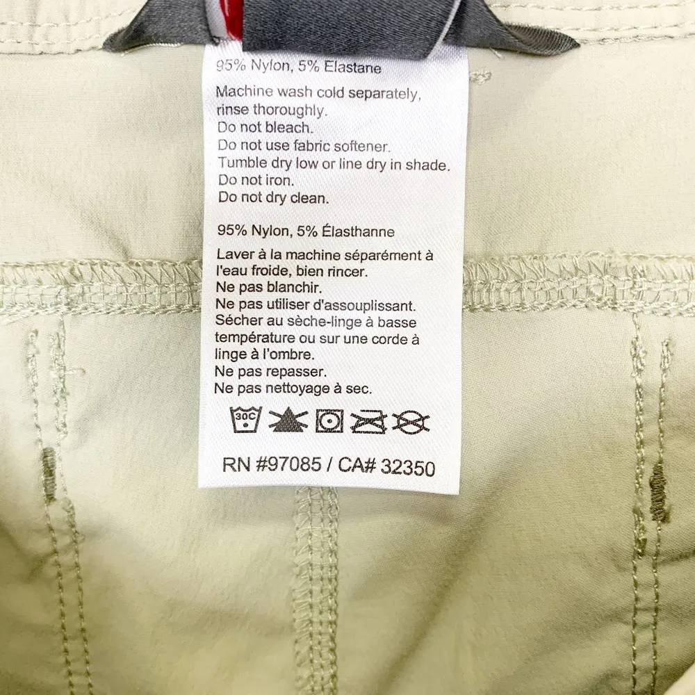 Women's Outdoor Research Beige Convertible Hiking Pants 4 - Image 7