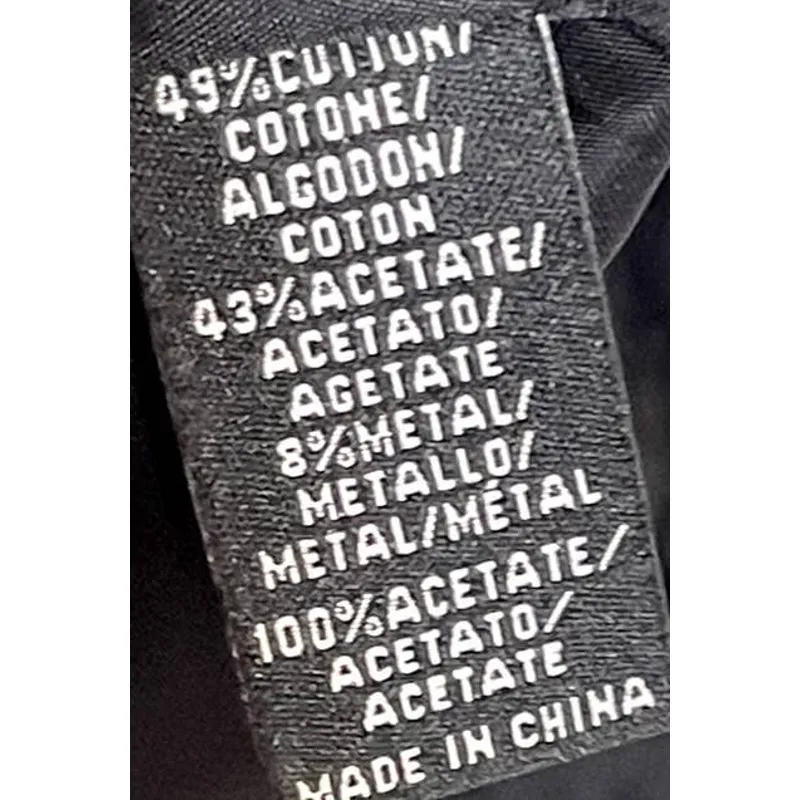 Tibi Women Sheath Dress Shiny‎ Metallic Jaqcuard Sleeveless Back Zip Black Sz. 2 - Image 6