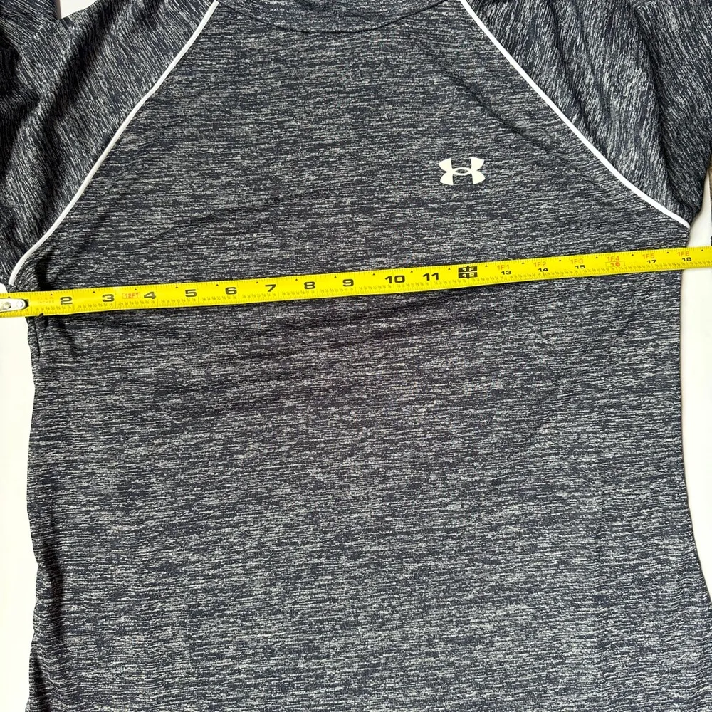 UNDER ARMOUR Hoodie Shirt Navy NWT WOMEN Sz Medium UA Velocity WordMark - Image 5