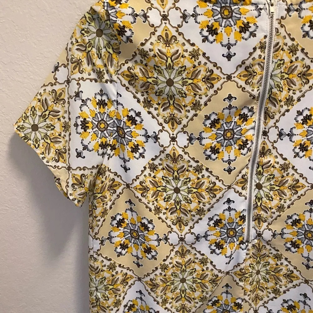 Lulus Lulu’s Dandy lion yellow print shift dress - Image 8