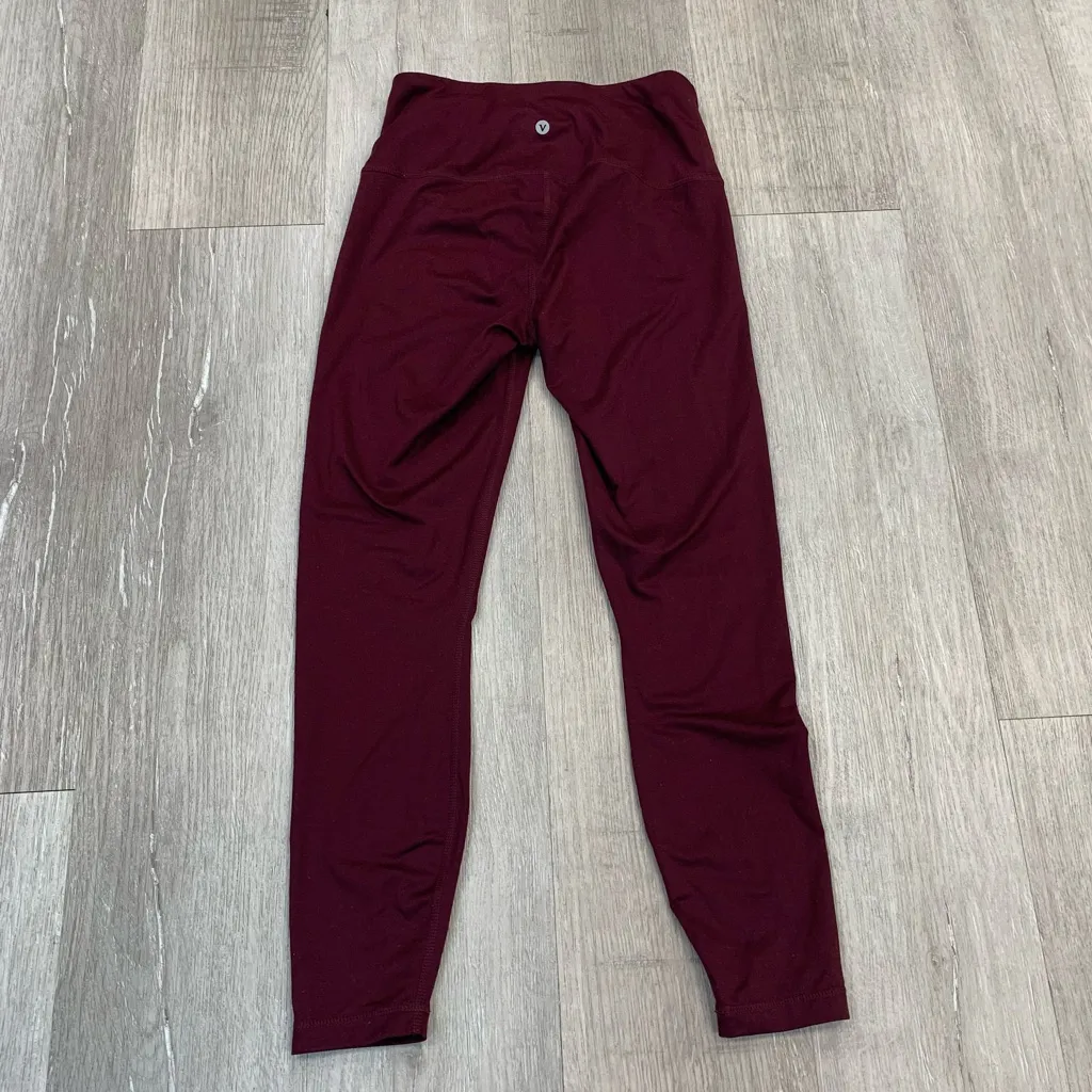 Velocity Burgundy Women’s leggings. Size small - Image 2