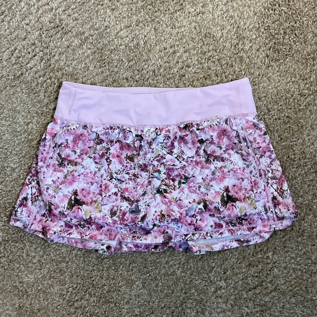 1. Lululemon Play Off the pleats skirt In Blossom Spritz Size Unknown Maybe 4 - Image 3