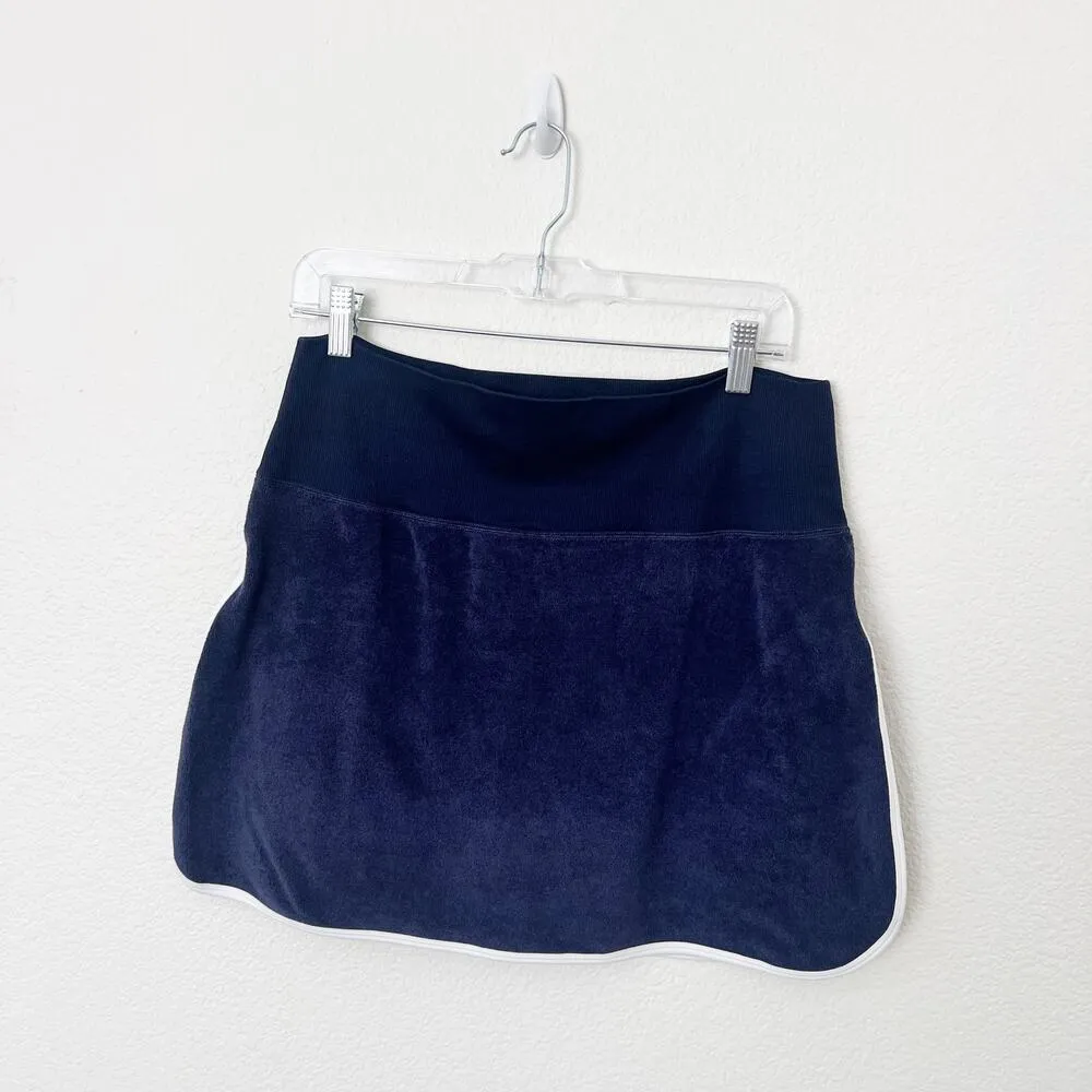 [Offline by Aerie] Navy Blue Hole in One Terry Cloth Mini Skort NWT Size Large L - Image 3