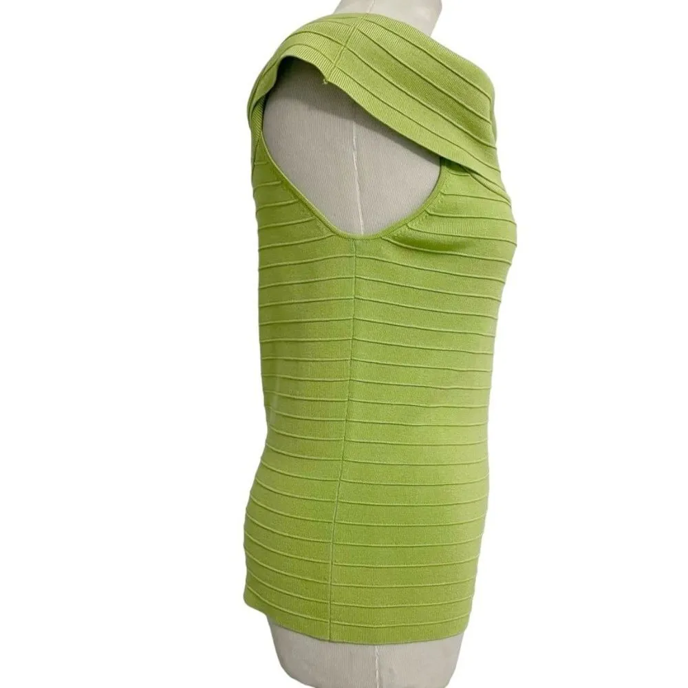 NEW Lillie Rubin Size Large Top Blouse Off The Shoulder Silk Blend $78 - Image 3