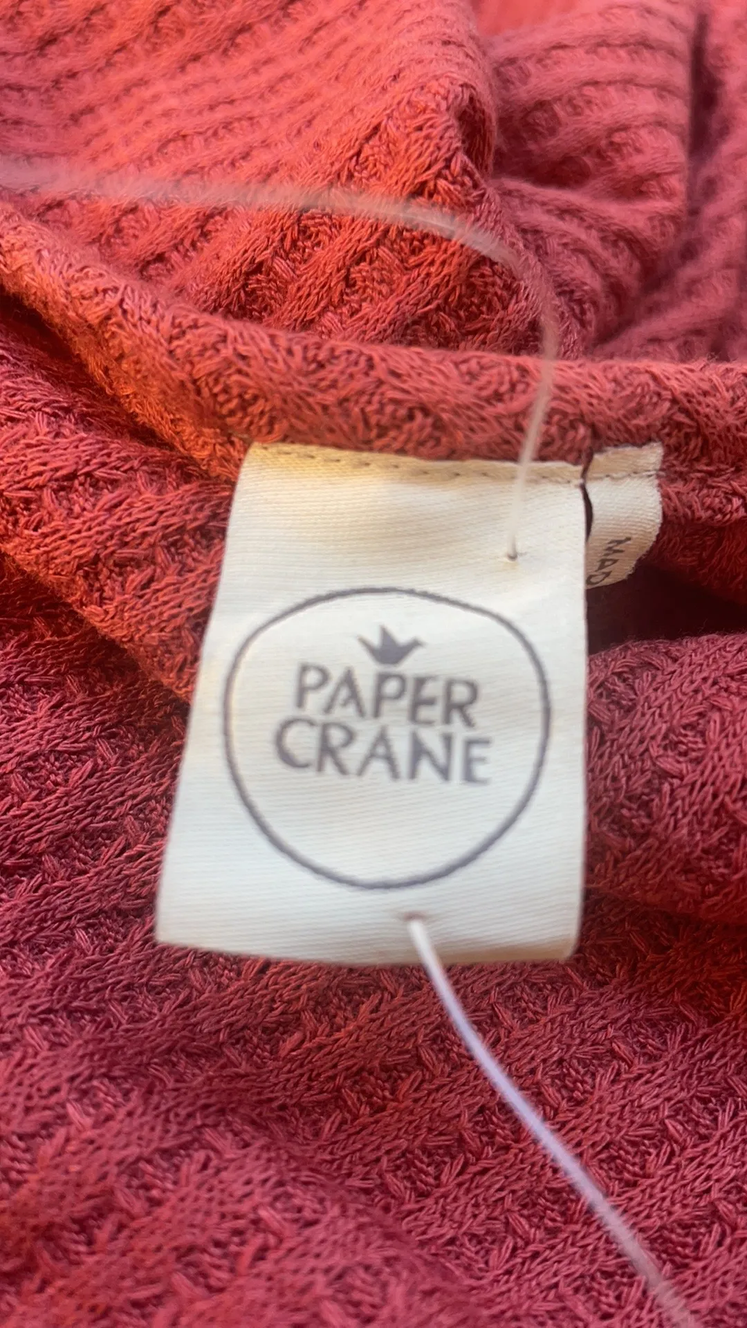 Waffle Knit Waist Tie Tee - Image 5