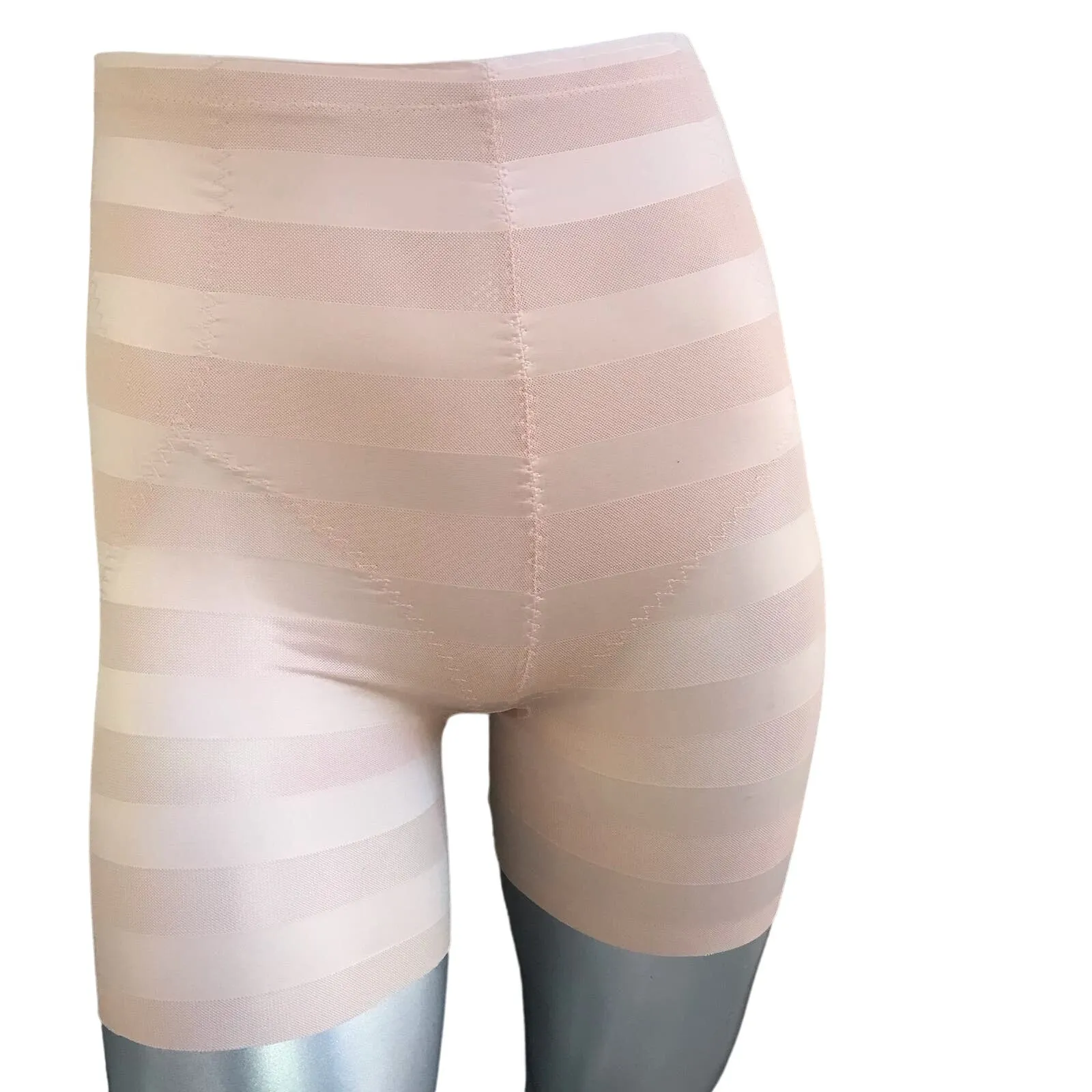 NEW Noir Euroskins Boxer Shaper Shorts Nude Sheer Women's Size Small Tan - Image 3