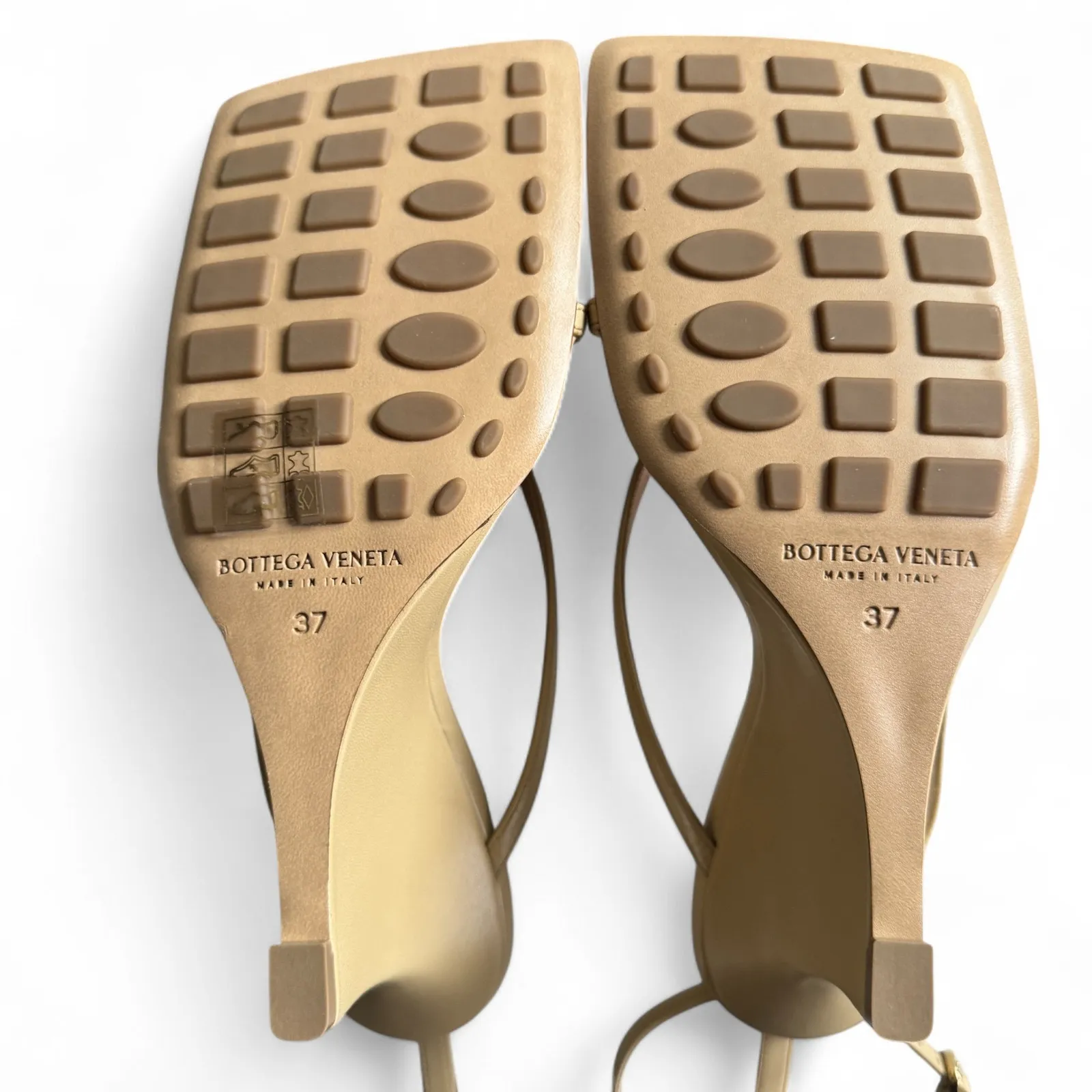 Bottega‎ Veneta Square Toe Wedge Sandals NEW - Image 7