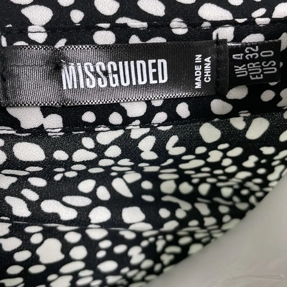 Misguided frill cuff polkadot shirt dress - Image 8