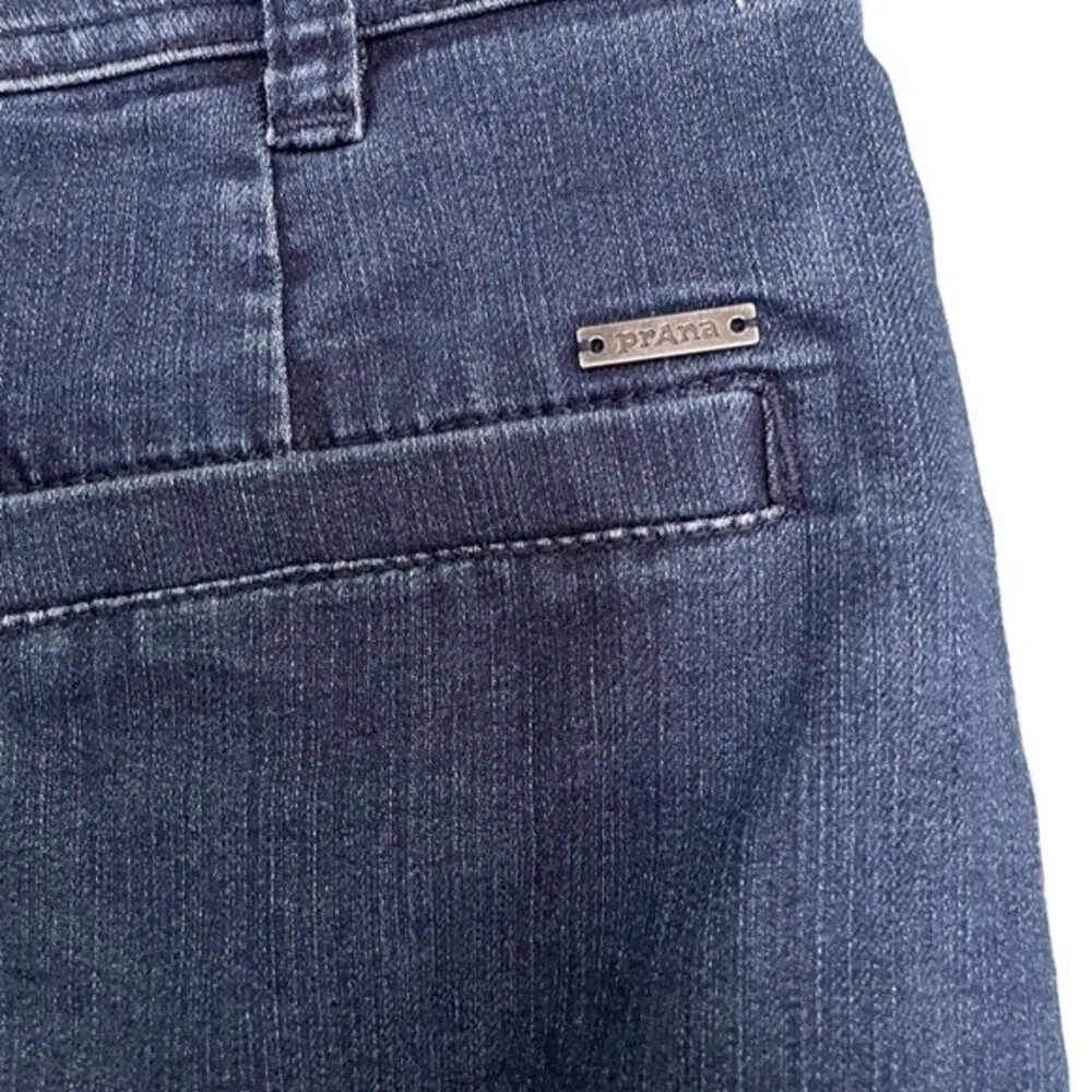 PrAna Button Front Denim Jean Skirt Organic Cotton Medium Wash Women’s Size 2 - Image 4