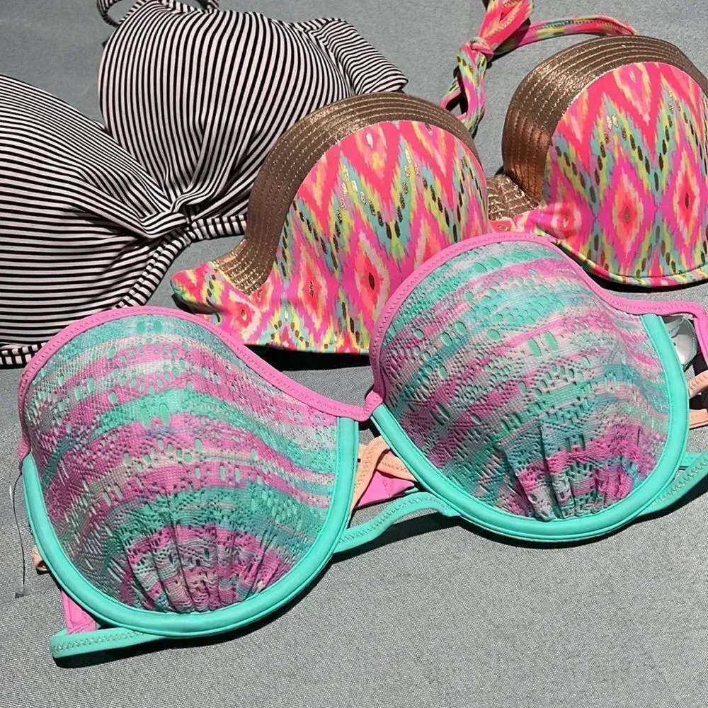LOT of‎  Bikini Tops 38C & 36C D24 - Image 2