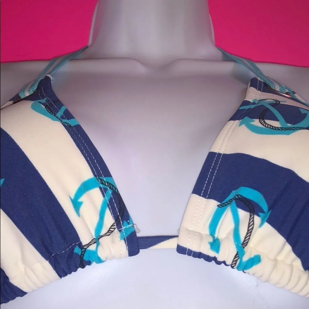Nautical Bikini Top‎ Blue - Image 4
