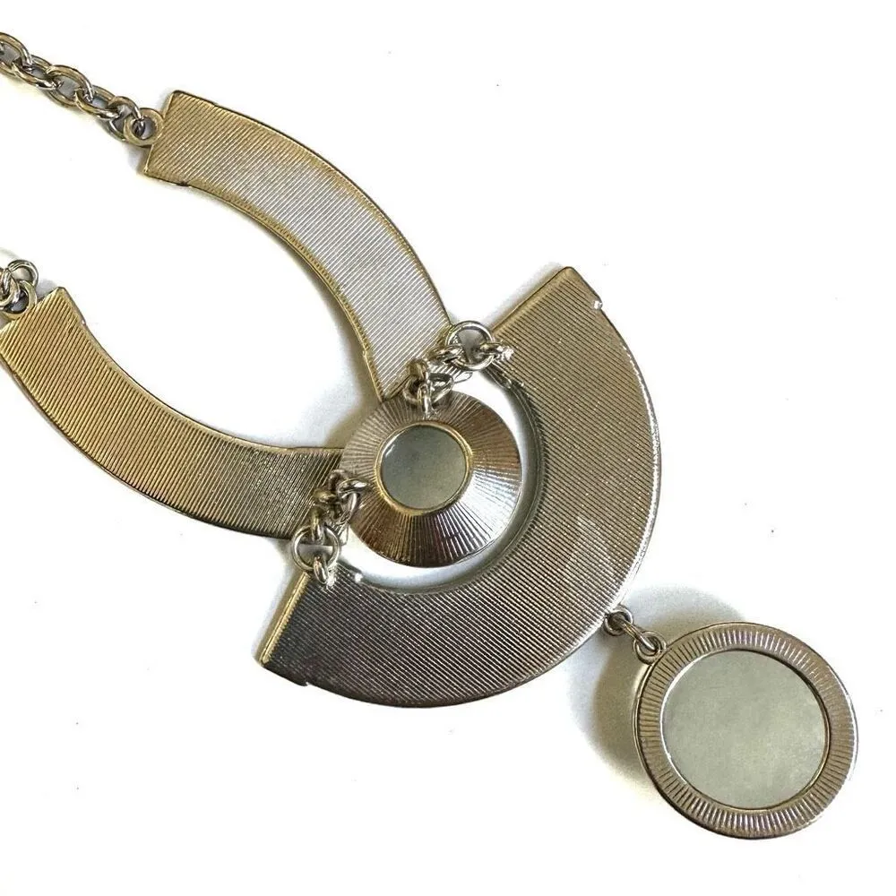 NY Collection geometric statement necklace - Image 3