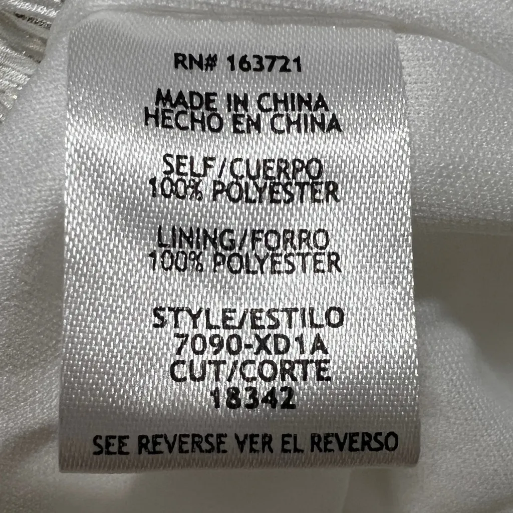 City Studio Elegant white Mini Dress Size XL - Image 3