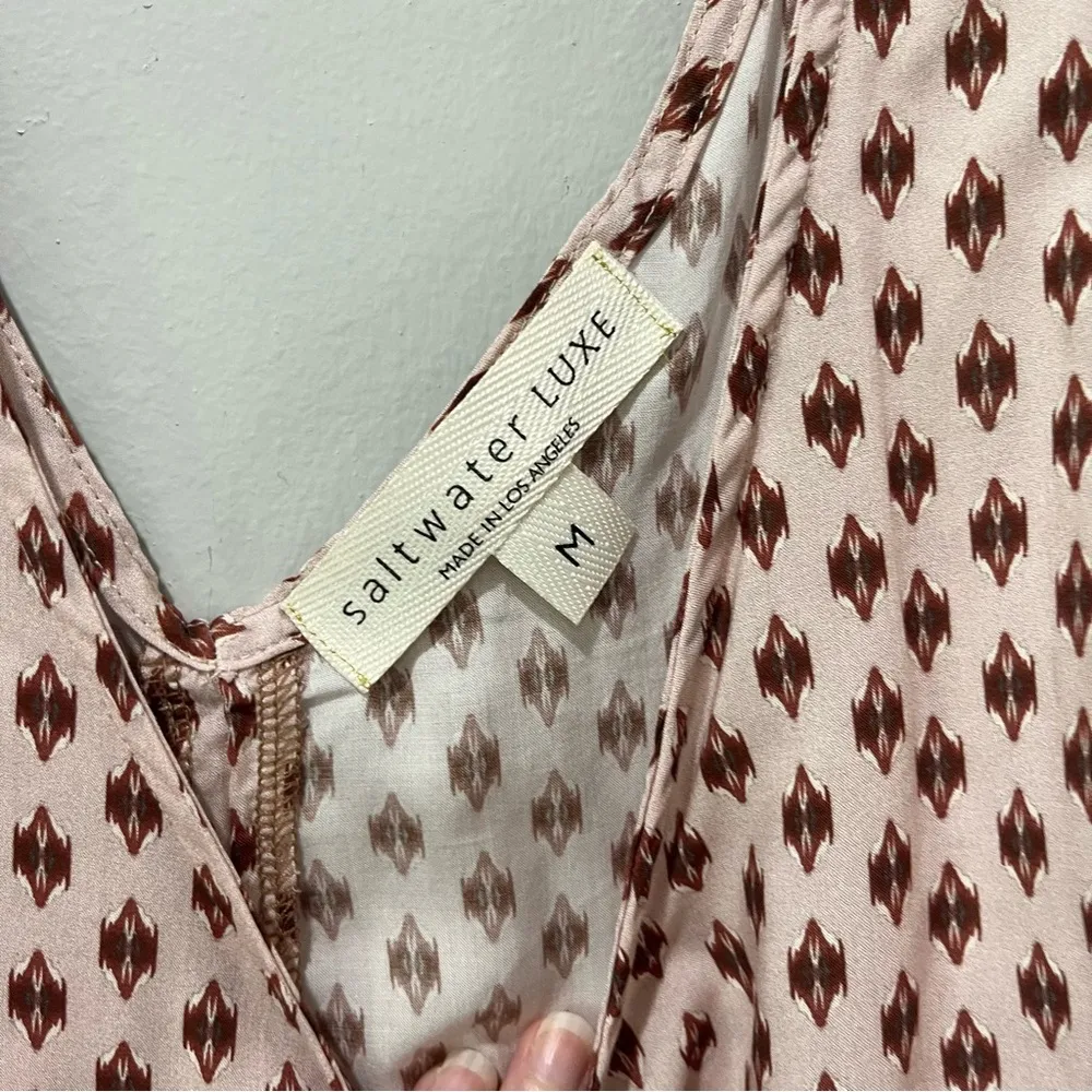 Saltwater Luxe top bella ditsy tank Size Medium Festival Flowy Openings MSRP $84 - Image 7