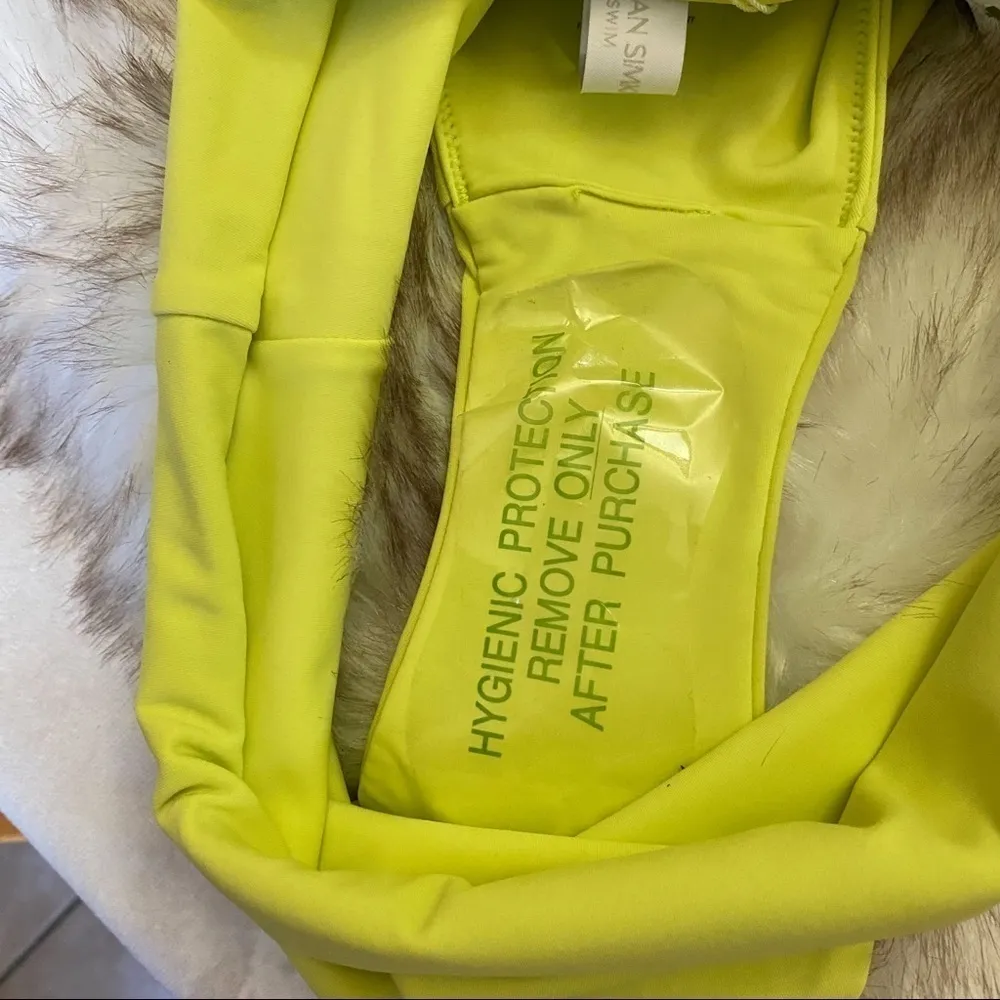 Jonathan Simkhai Lia Cora Bikini XS Green - Image 9