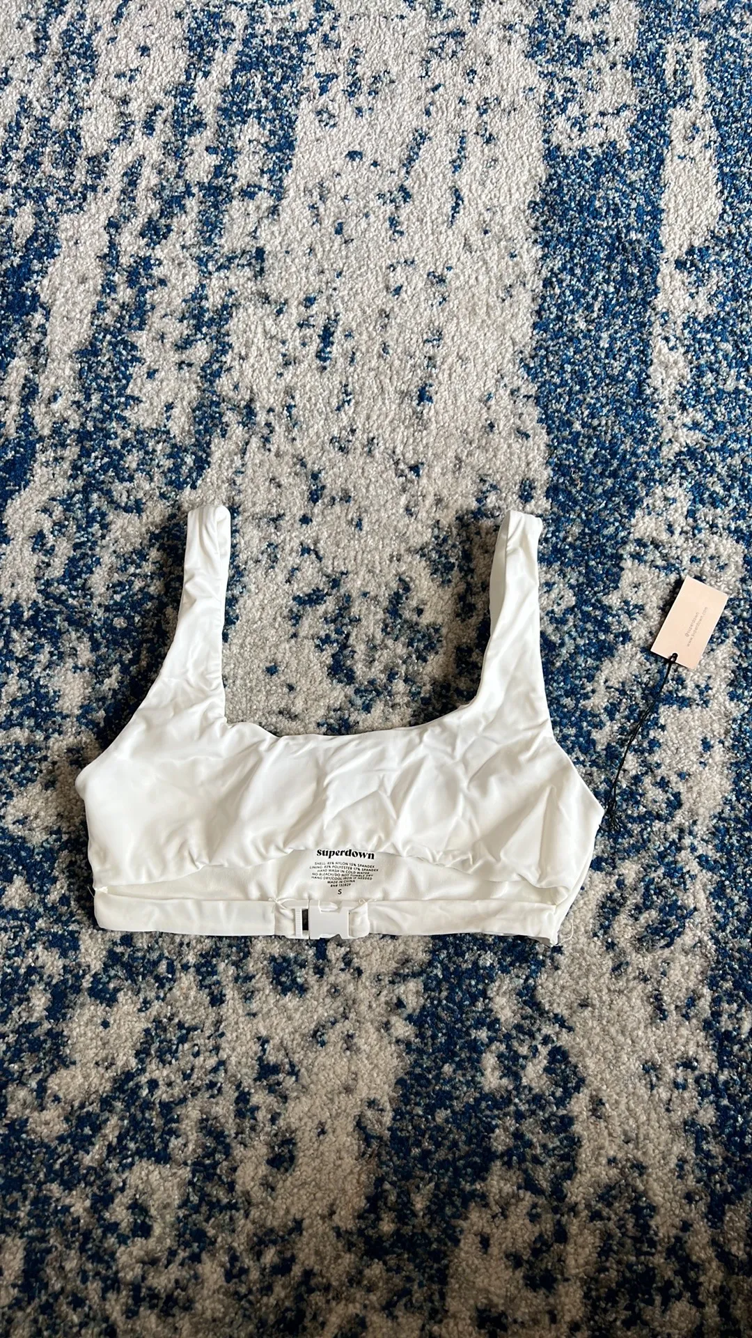 superdown Mona Bikini top in White Small - Image 6