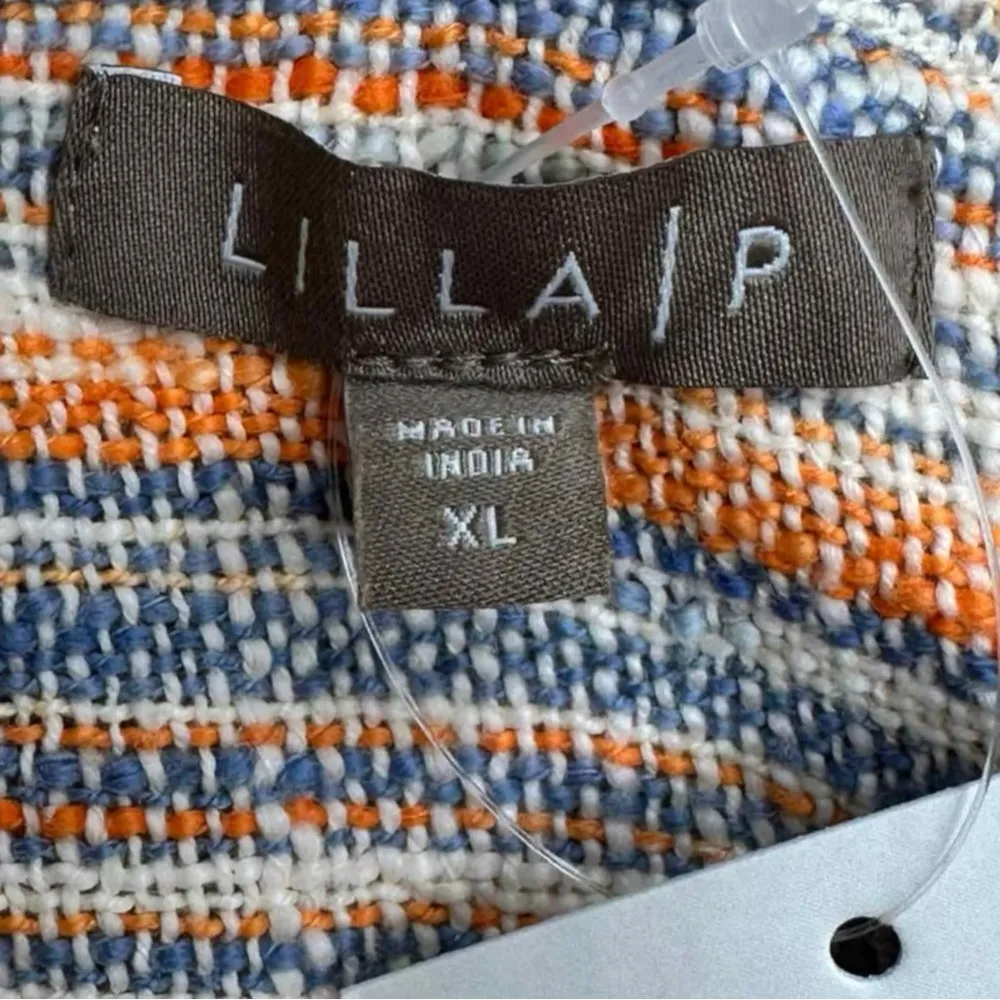LILLA P 100% Cotton Tank Size XL Blue - Image 5