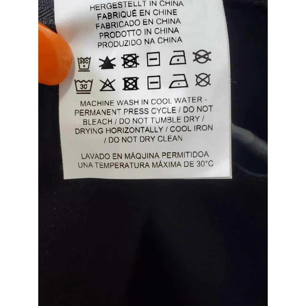 Puma Pounce Solid Black Polyester Comfort Waist A-Line Active Wear Skort Size M - Image 10