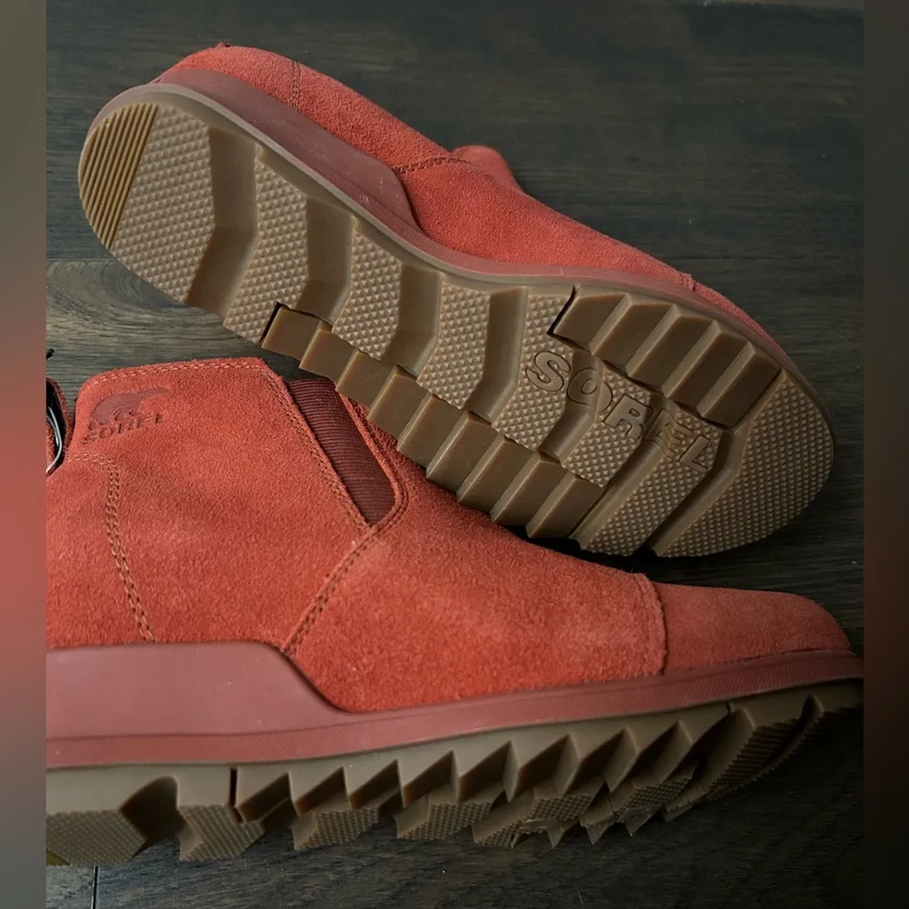 New Sorel Evie suede wedge booties - Image 9