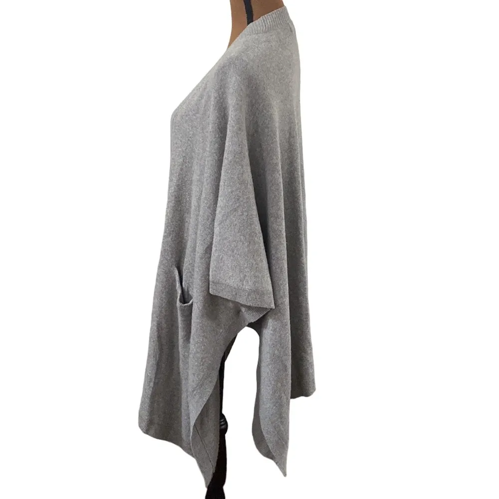 Aritzia Golden by TNA Roohan grey alpaca wool blend sweater poncho size XXS / XS - Image 47