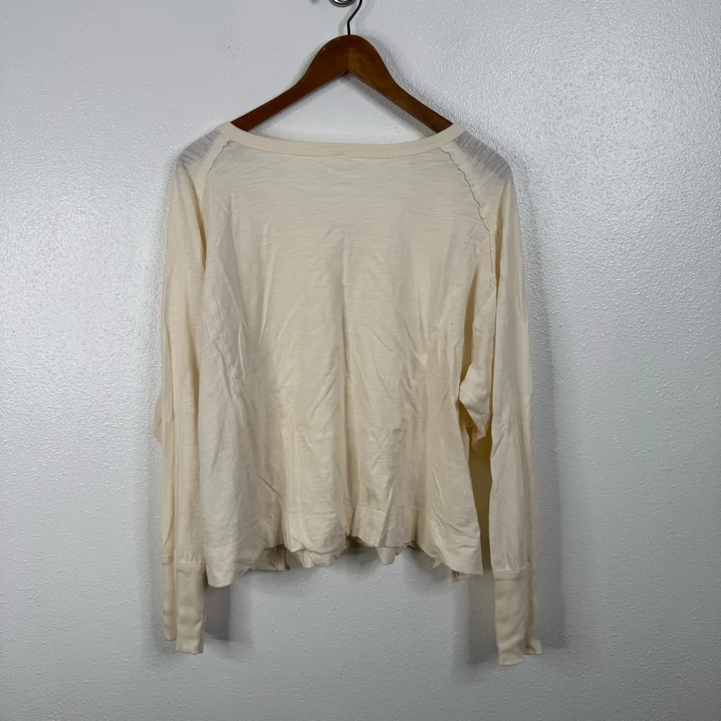 Free People Movement Winner Layer Top in Cream Size Medium - Image 3