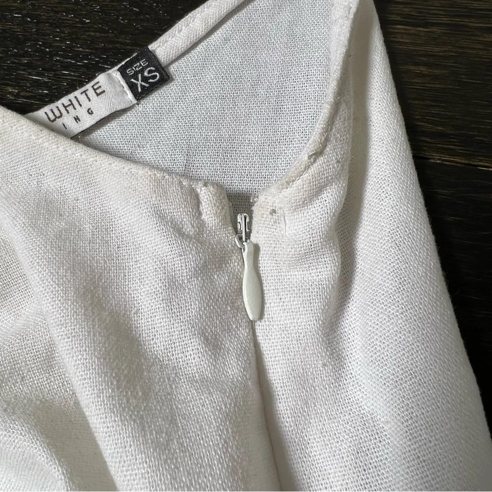 Neon White Wide Leg Jumpsuit - Image 4