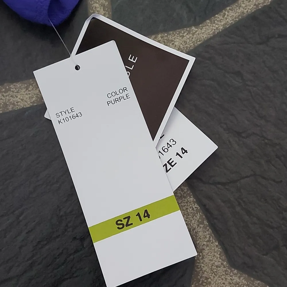 K Studio Collection Two Piece Dress Set SIZE 14 Purple - Image 3