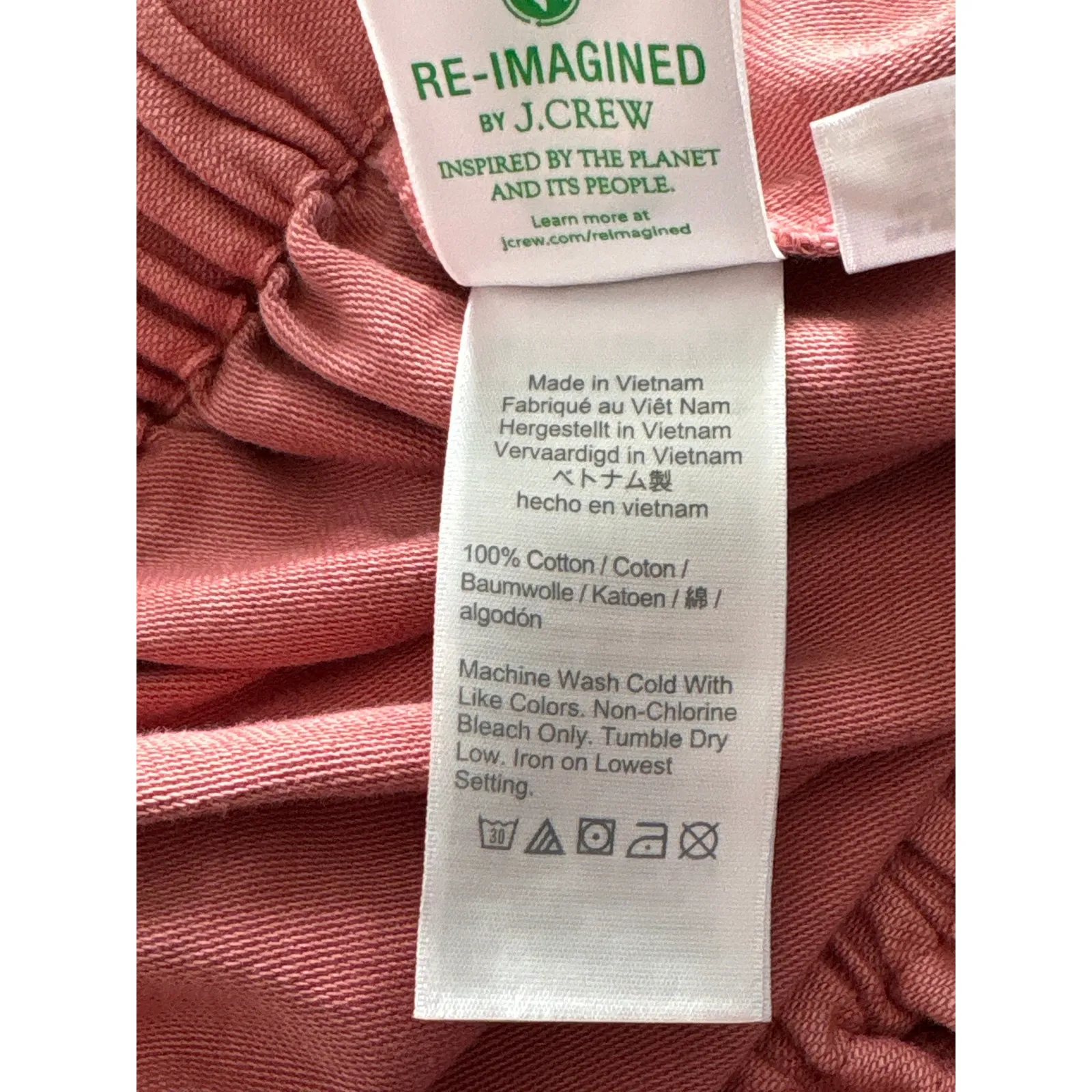 J. Crew Rope Tie-Waist Pull-On Paperbag‎ Mini Skirt in Dusty Rose Size Large - Image 6