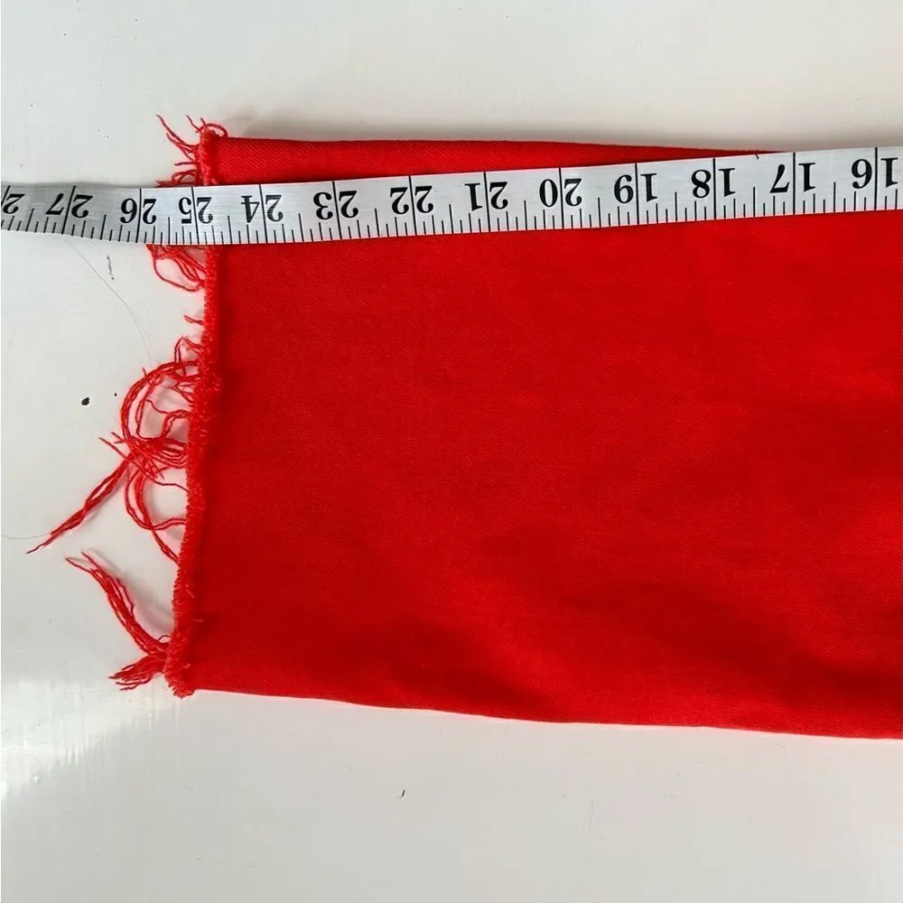 Anthropologie The Kick Straight Leg Raw Hem Cropped Jeans 27 - Image 9