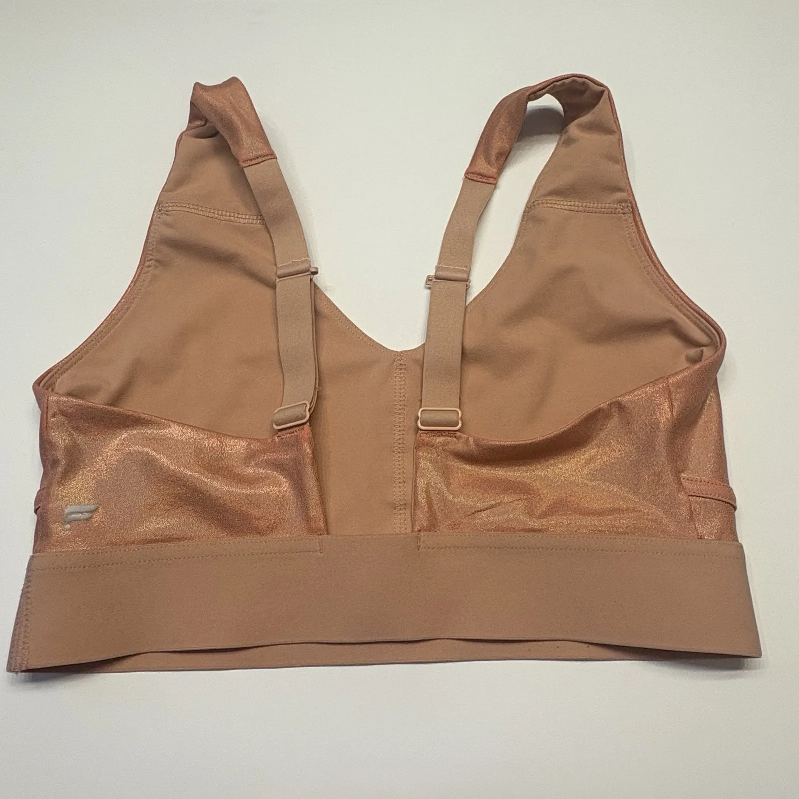Fabletics All Day Every‎ Day Adjustable Sports Bra Size Medium Iridescent Copper - Image 8