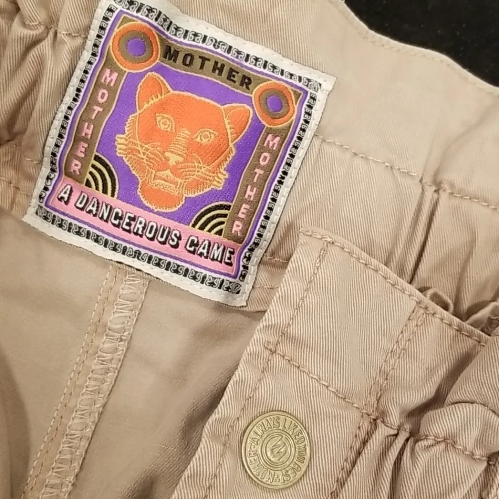 💕MOTHER💕 The Yoyo Ruffle Greaser ~ Killing Time Tan Size 26 - Image 14