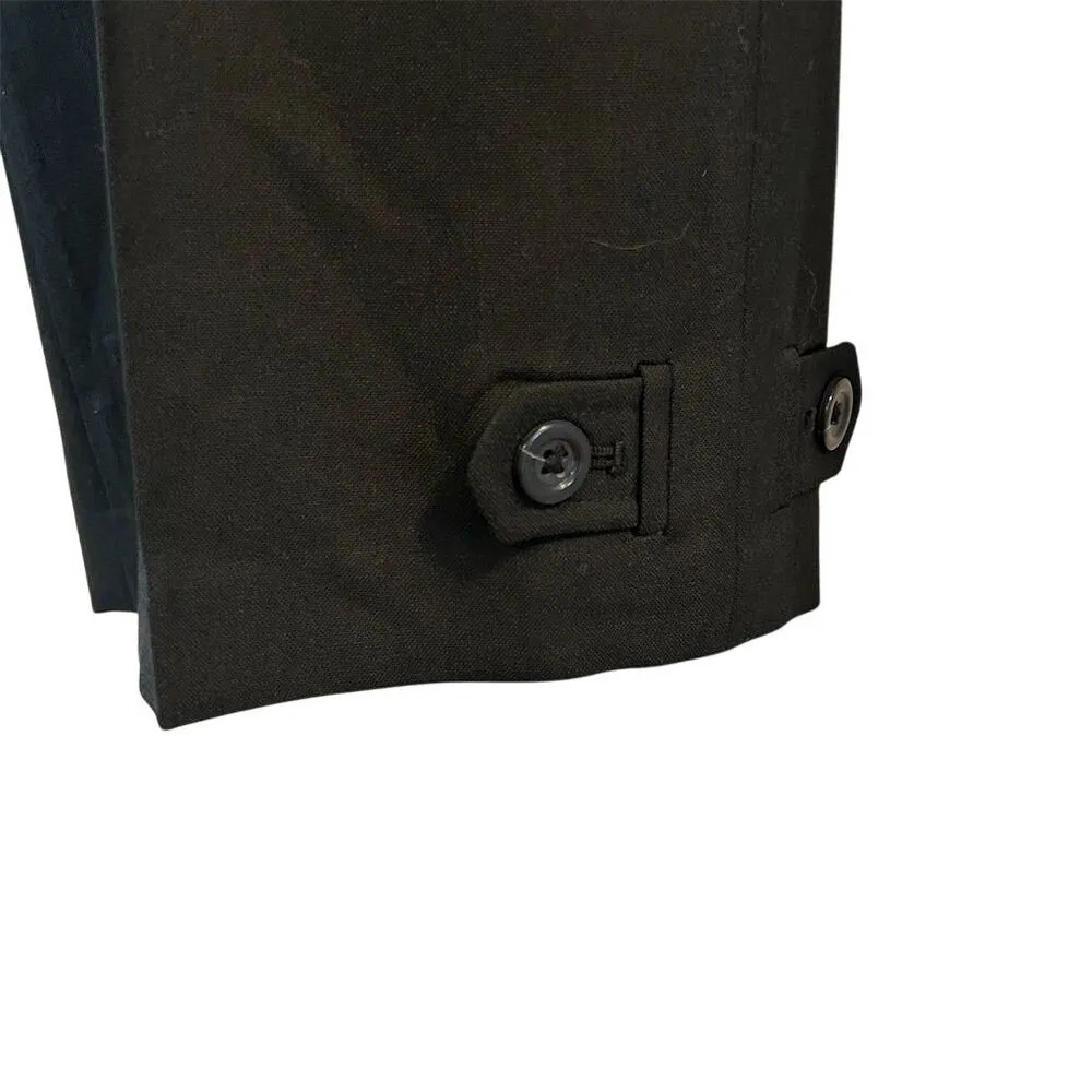 Ann Taylor Women's Black Capri Dress Pants Size 6 Cuffed Workwear - Image 5