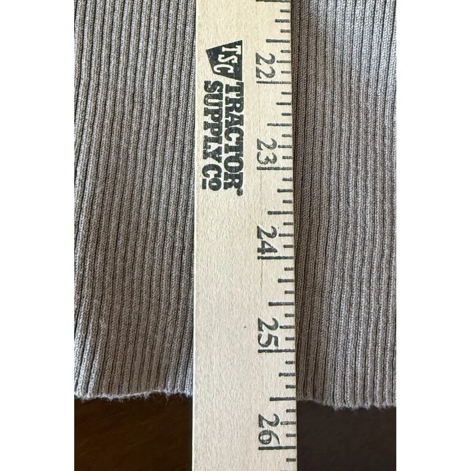 Chicos 3 US XL Brown Knit Cowl Neck Sweater Top Preppy Layer‎ Classic Career - Image 7