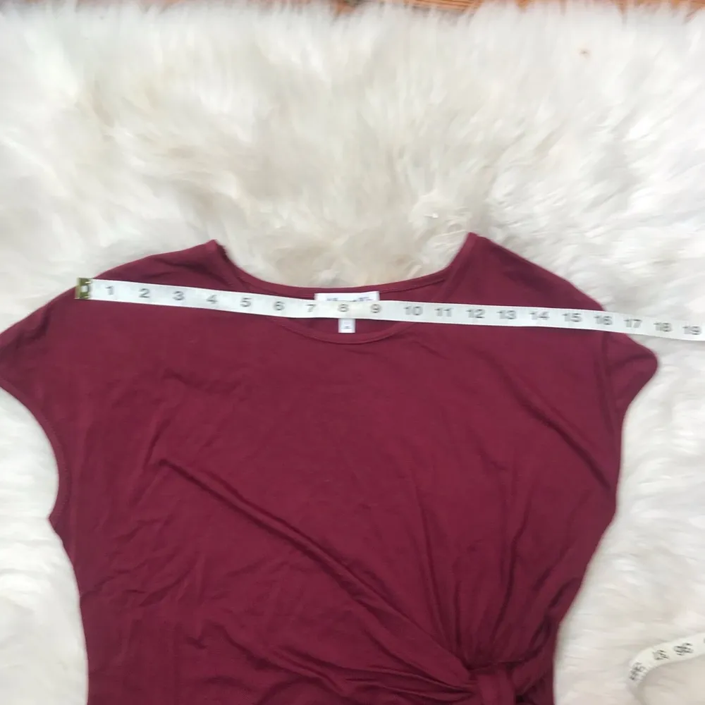 About Us Super Soft Tie Waist Holiday Mini Dress - Image 3