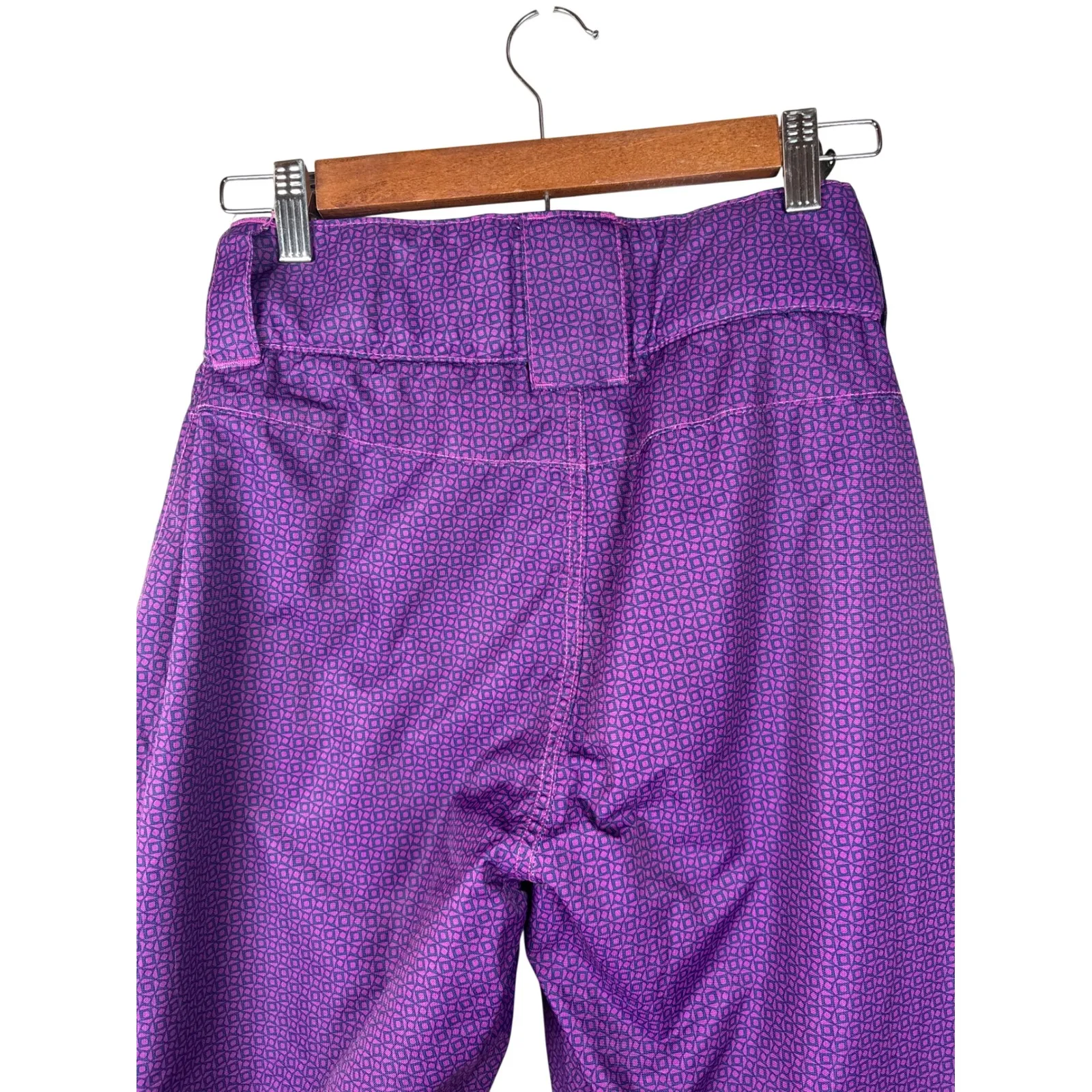 Arctix Womens Small Purple Geometric Print Ski Snowboard Snow Pants Winter - Image 7