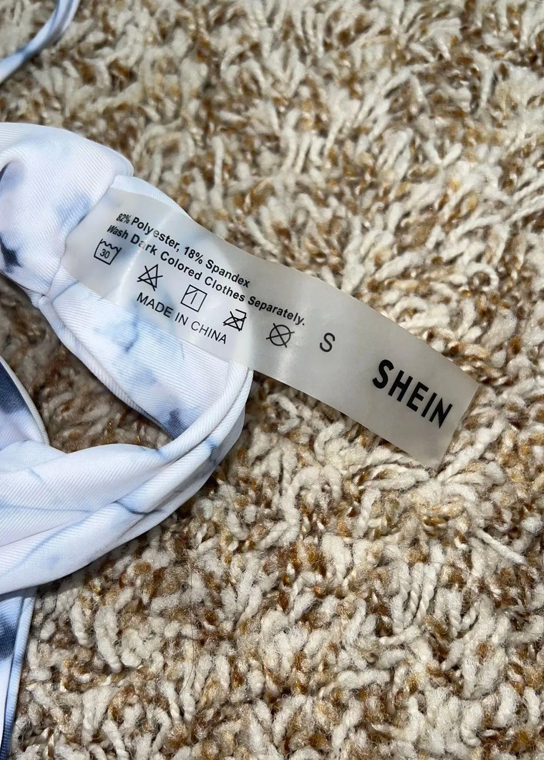 SheIn Marble Bikini Set - Image 5