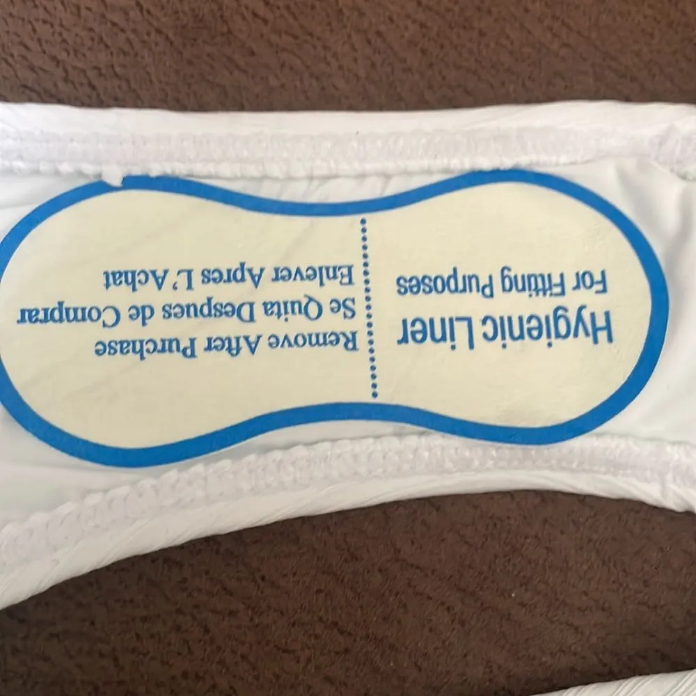 Andie Swim The Tulum One Piece LT Swimsuit White Ribbed Size Small Tall NWT - Image 8