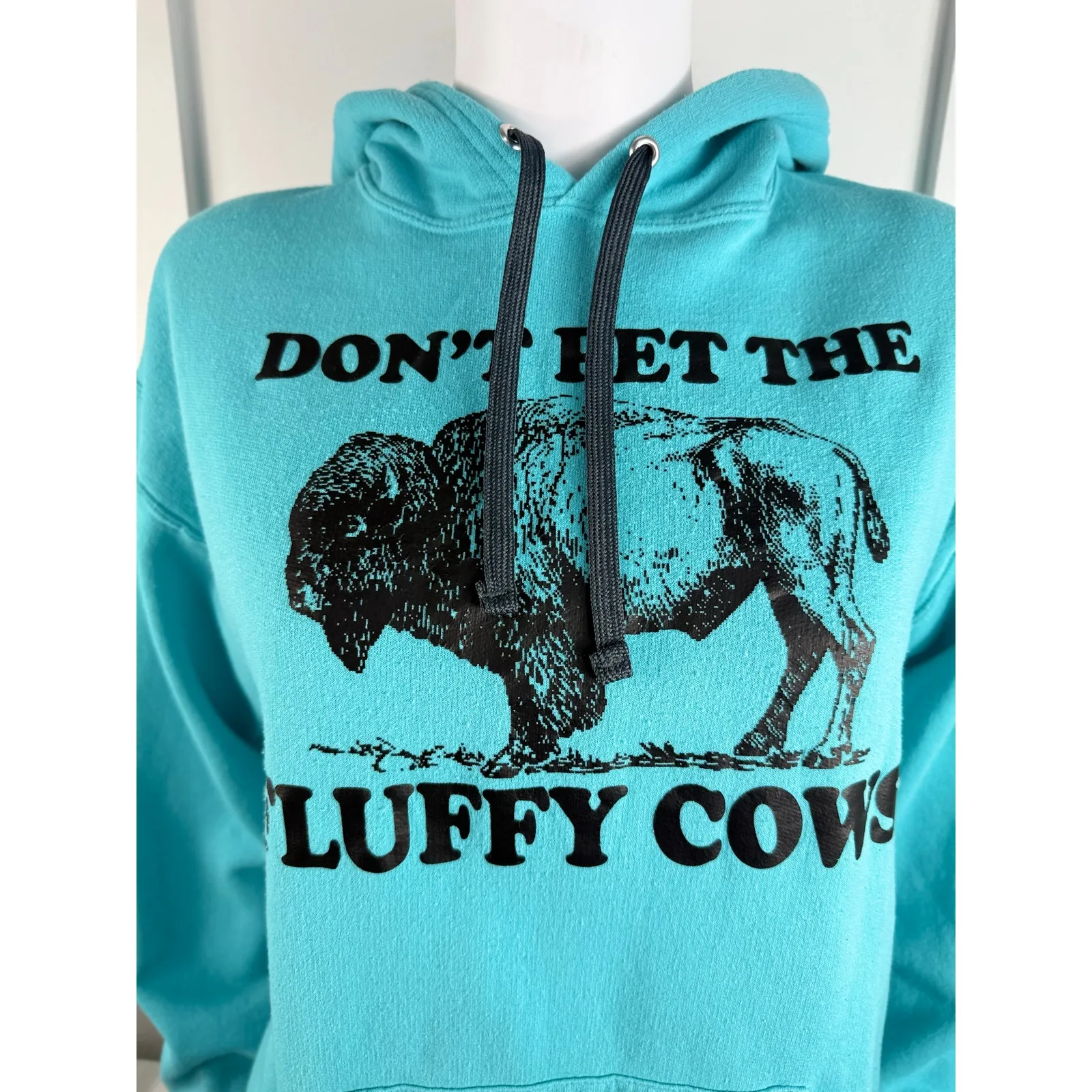 Cute Women’s Hoodie Size M Blue Size M - Image 3