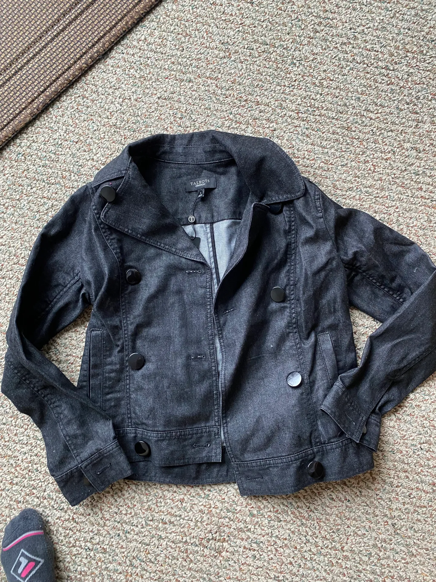 Black Denim Jacket NWT - Image 7