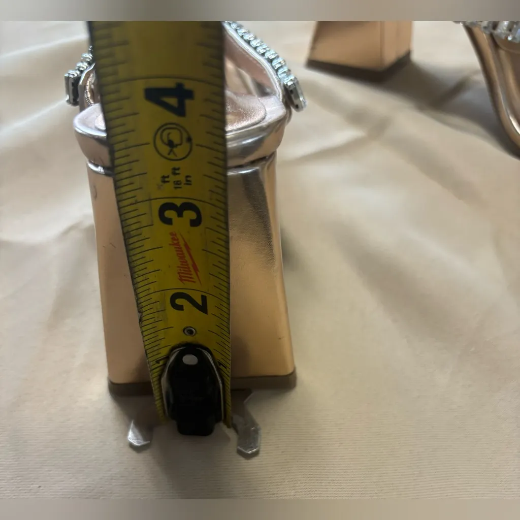 Wild‎ Diva Gold Crystal Embellished Heels - Image 14