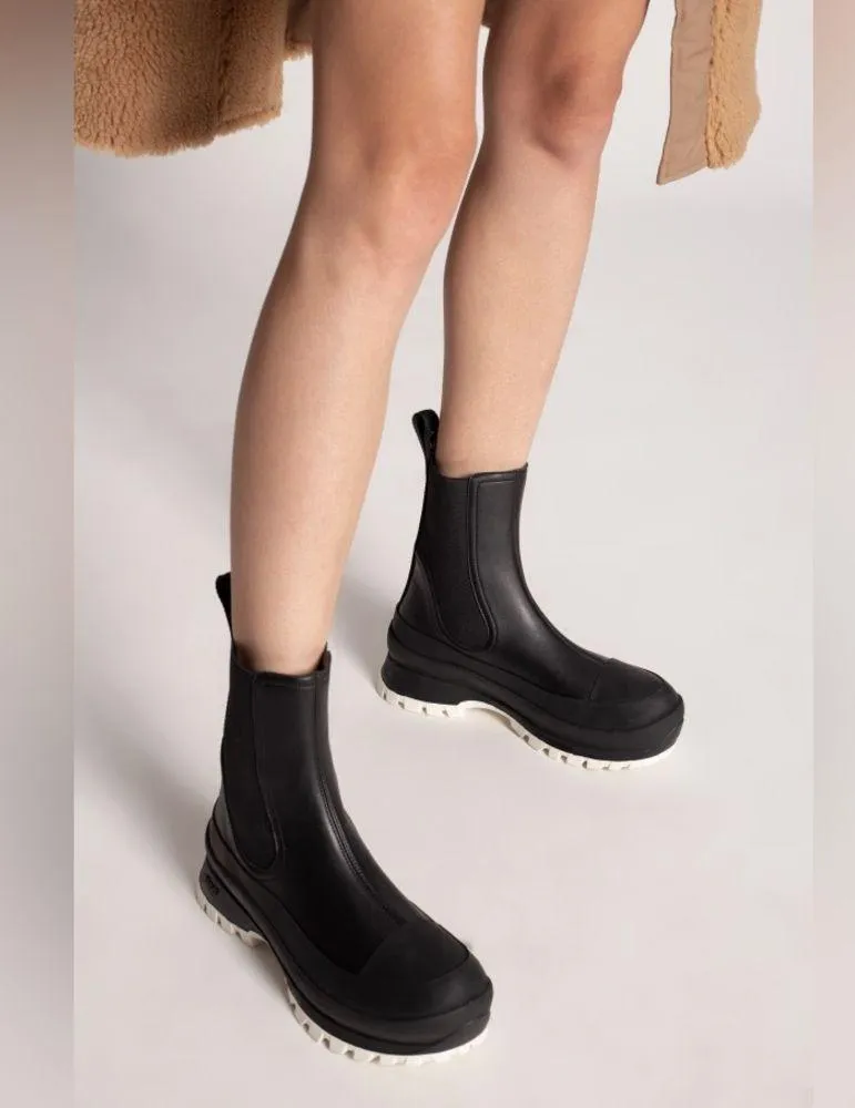 Stella McCartney Trace Chelsea Boots w/Logo in Black, Size40 New Online for $725 - Image 3